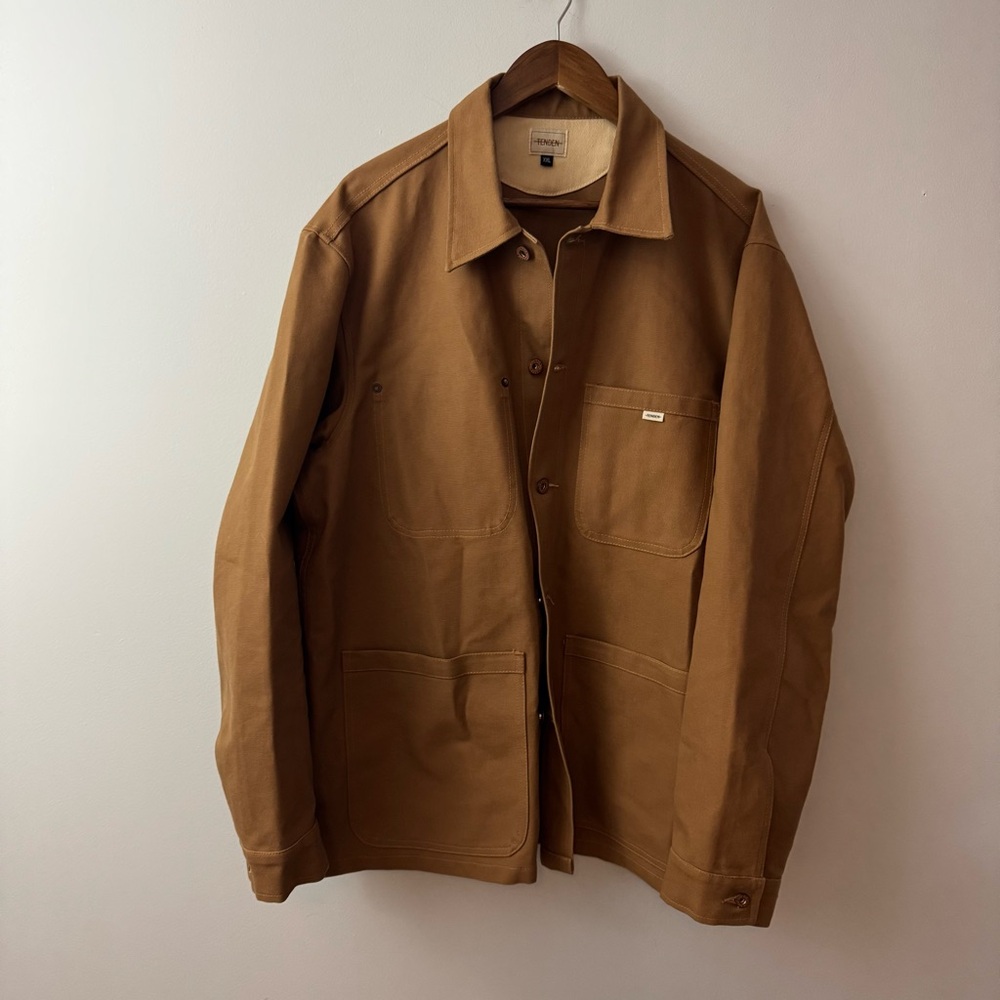 Men's Tenden Brown canvas Jacket